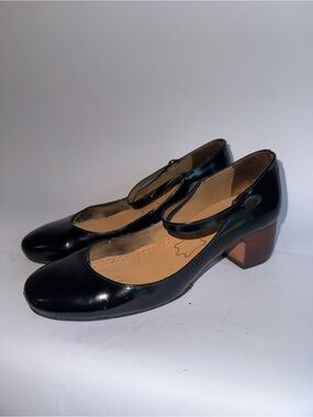 APC Rue Madame Paris Black Patent Leather Mary Jane Pumps Women’s 37